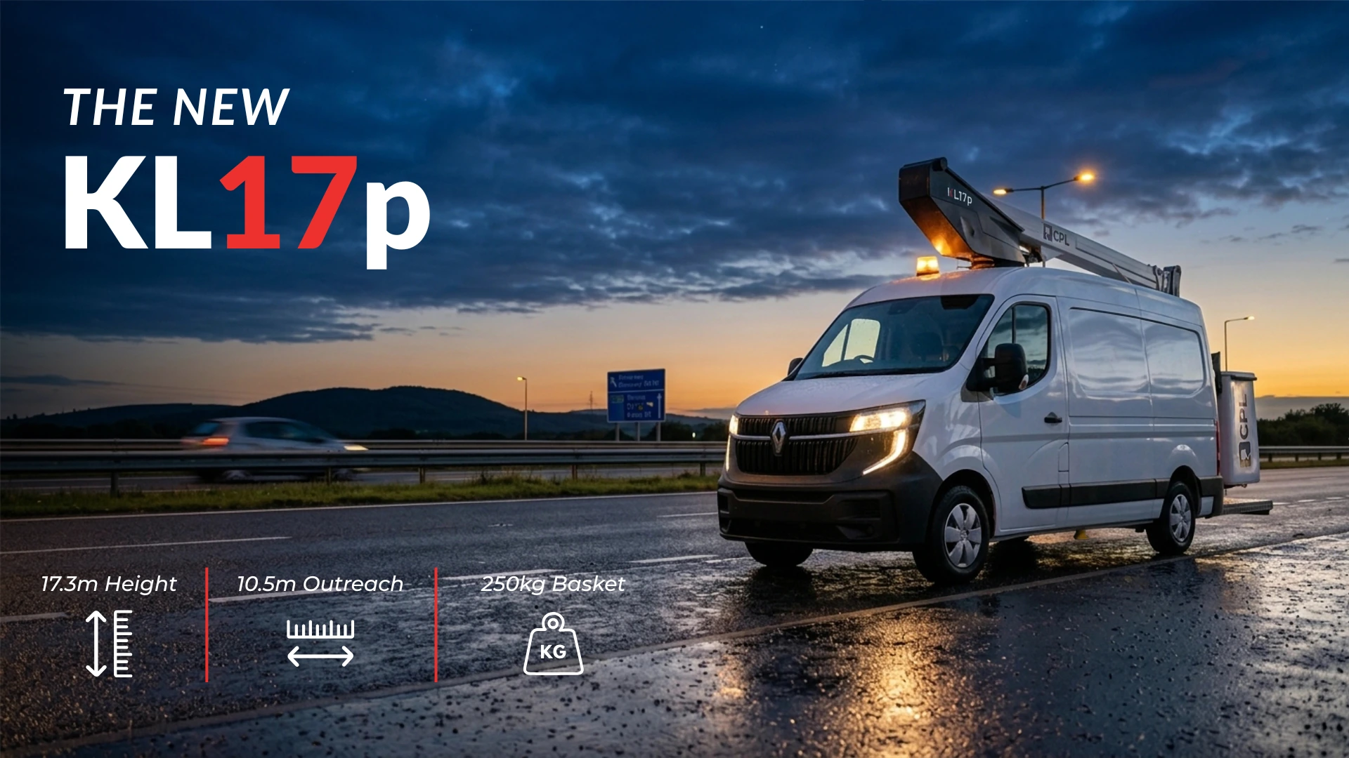 The KL17p 17m van-mounted platform