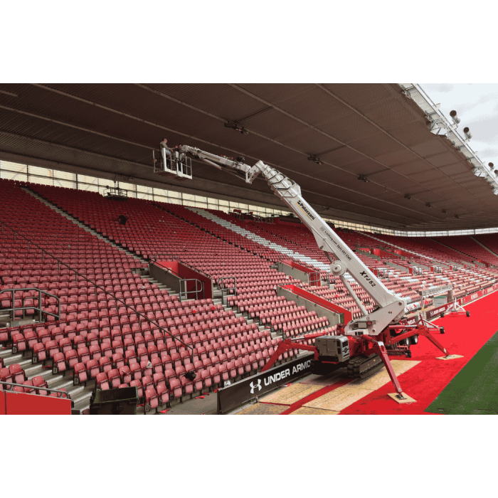 Palazzani XTJ 52+ | 52m Heavy Tracked Spider Cherry Picker Palazzani-XTJ-52+-Spider-Lift-Football-Stadium