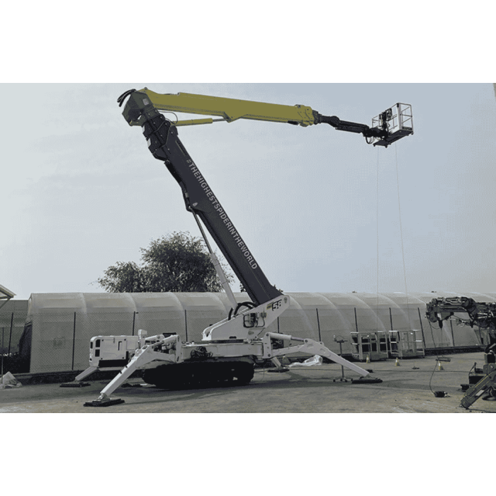 Palazzani TTZJ 58 | 58m Heavy Tracked Spider Cherry Picker Palazzani-TTZJ-58-spider-lift-in-situ